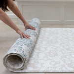 rolled one piece large padded floor play mat