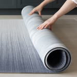 Unrolling the Kids mats in stylish designs so your family home is beautiful and practical the Kasuri with its beautiful navy blue design is a perfect pick for modern interiors