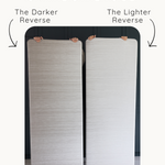 Comparison of the darker and lighter tali play runners so you can choose the shade perfect for your home