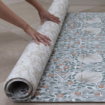 Rolled William Morris Pimpernel floor play mat