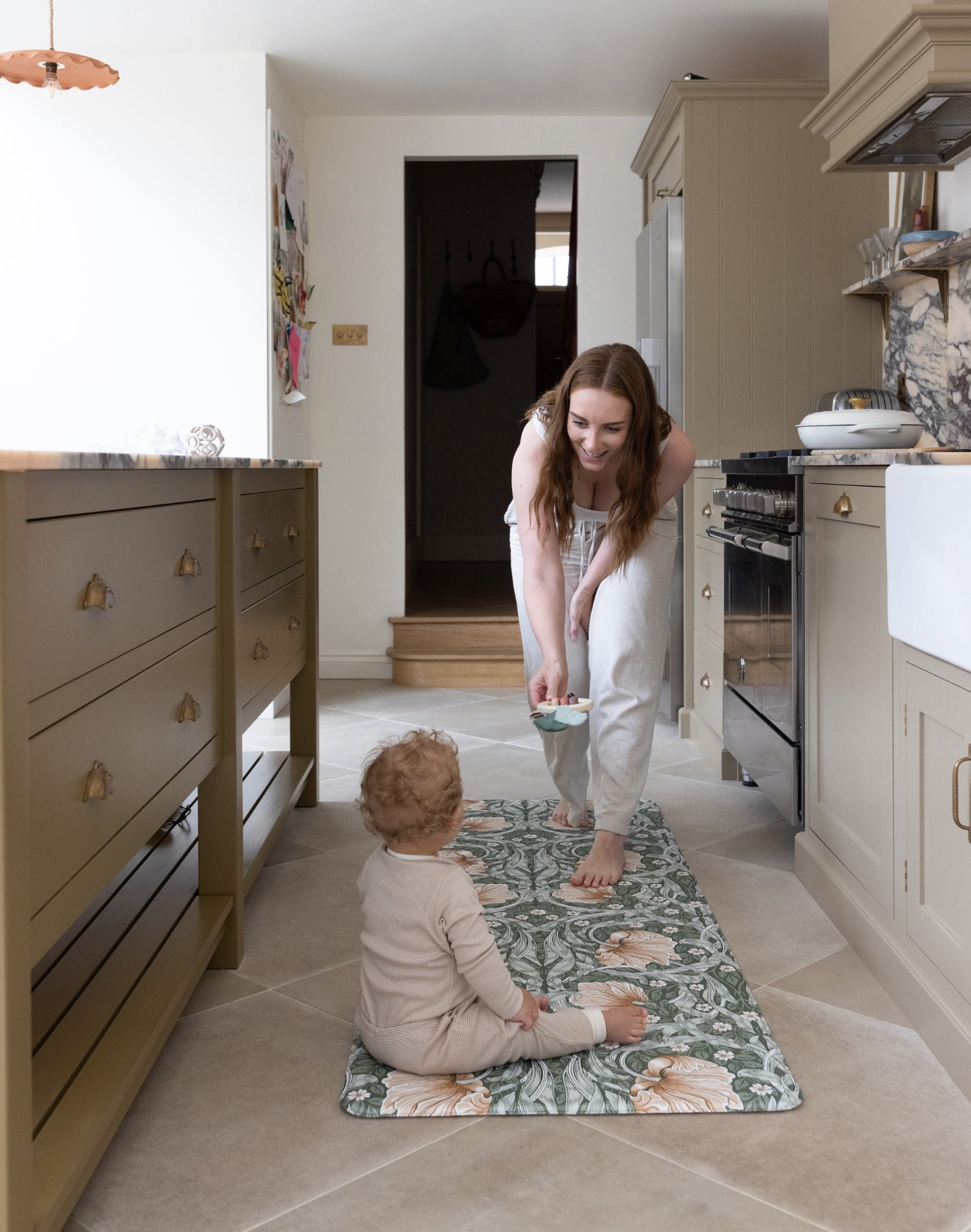 Stylish and Elegant kitchen runner mat from Totter and Tumble